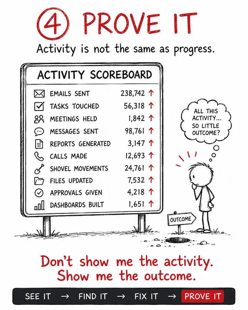 Prove It: quantify the value released